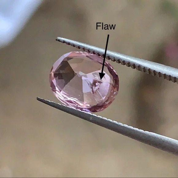 1.61 Cts Natural Pink Tourmaline Oval Shape - Picture 14 of 17